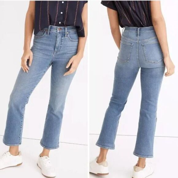 NEW Madewell Cali‎ Demi-Boot Jeans in Dorrance Wash, 23 - Picture 1 of 14